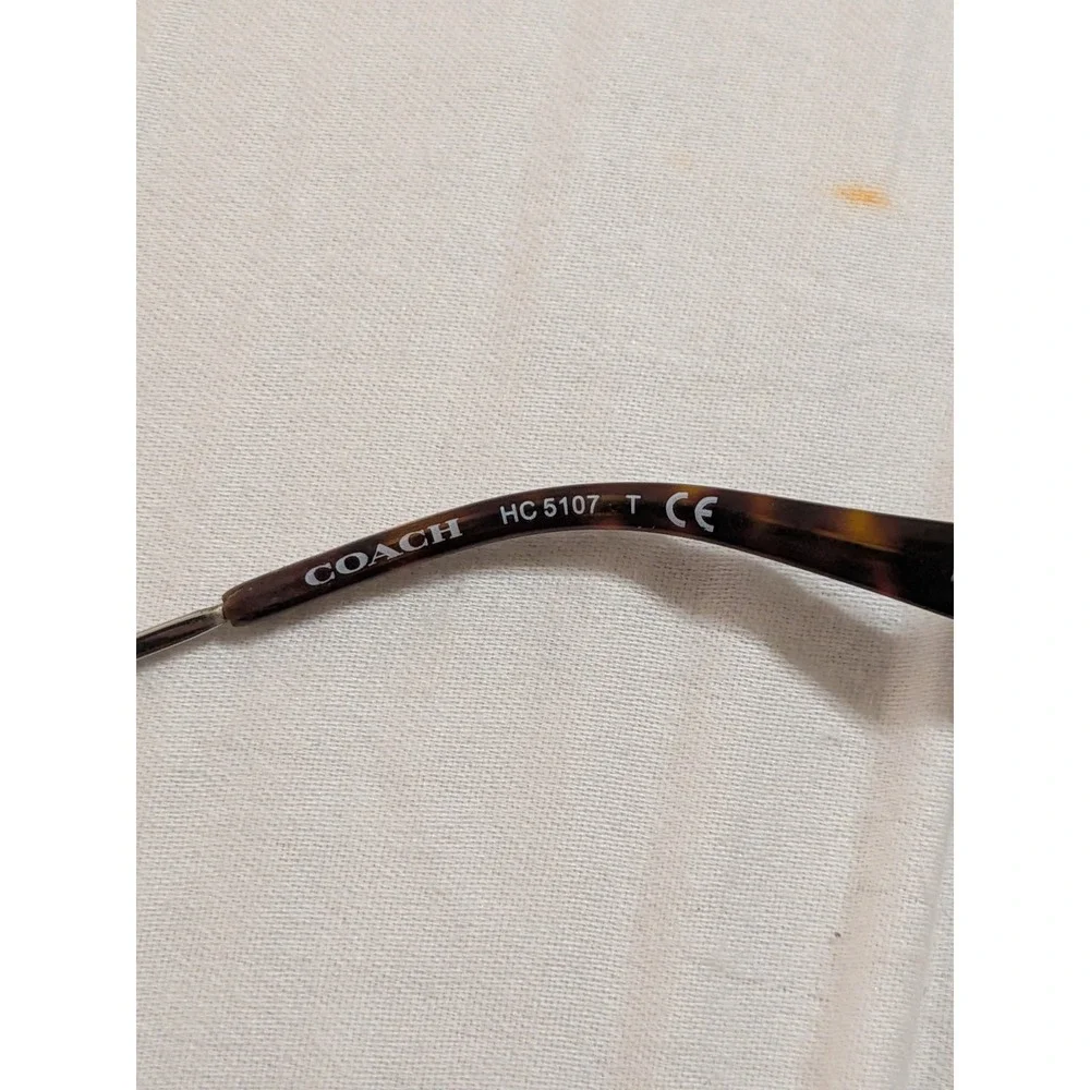 Coach HC5107 9339 Shiny Brown Full Rim Oval 53 17 140 Eyeglasses FRAMES ONLY